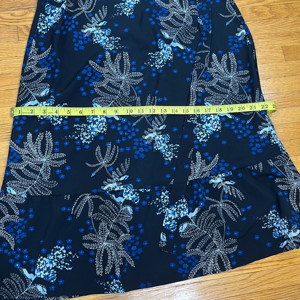 Navy Blue Banana Republic Floral Dress - Picture 8 of 10